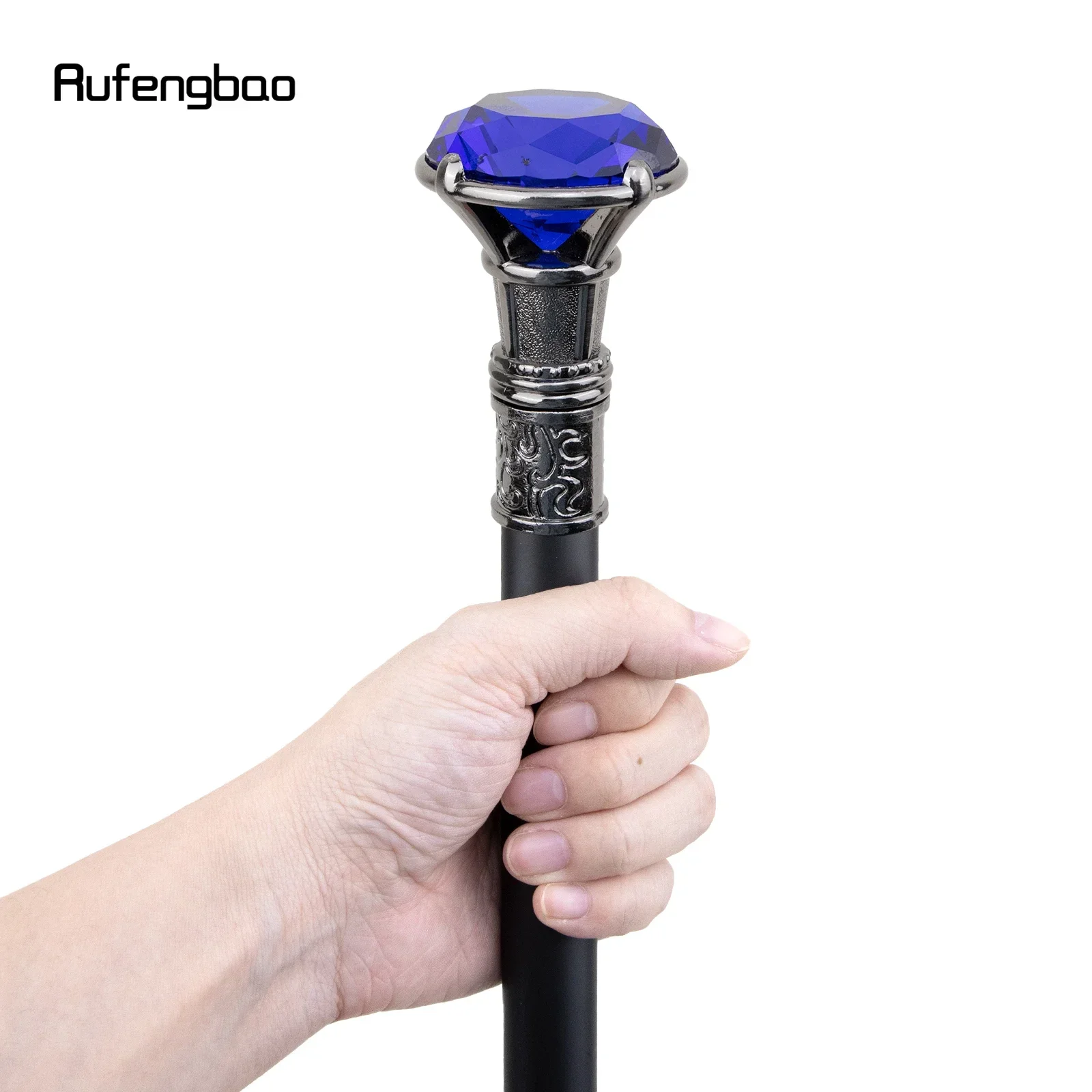 الأرجواني الماس نوع الفضة واحدة مشتركة عصا للمشي الزخرفية Cospaly حزب المألوف عصا للمشي هالوين Crosier 93 سنتيمتر