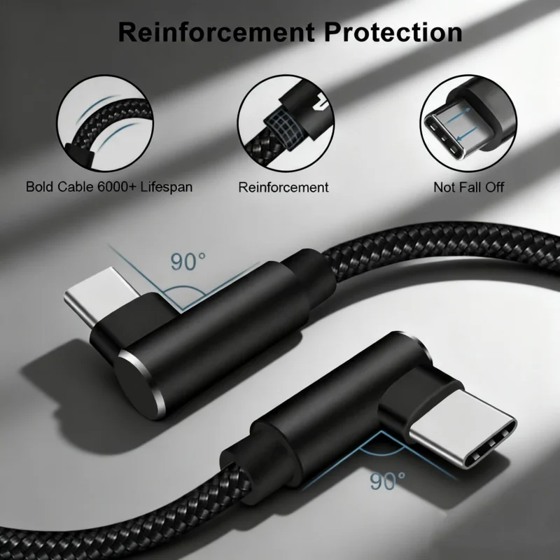 ANSEIP 120W PD USB C to Type C Fast Charger Cable for Huawei Xiaomi Pad Redmi Samsung Galaxy MacBook Air Pro iPad OnePlus USB C
