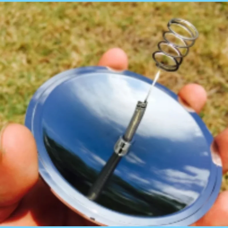 1Pc Outdoor Solar Lighter Windproof Fire Starter Camping Survival Equipment Tool Accessories