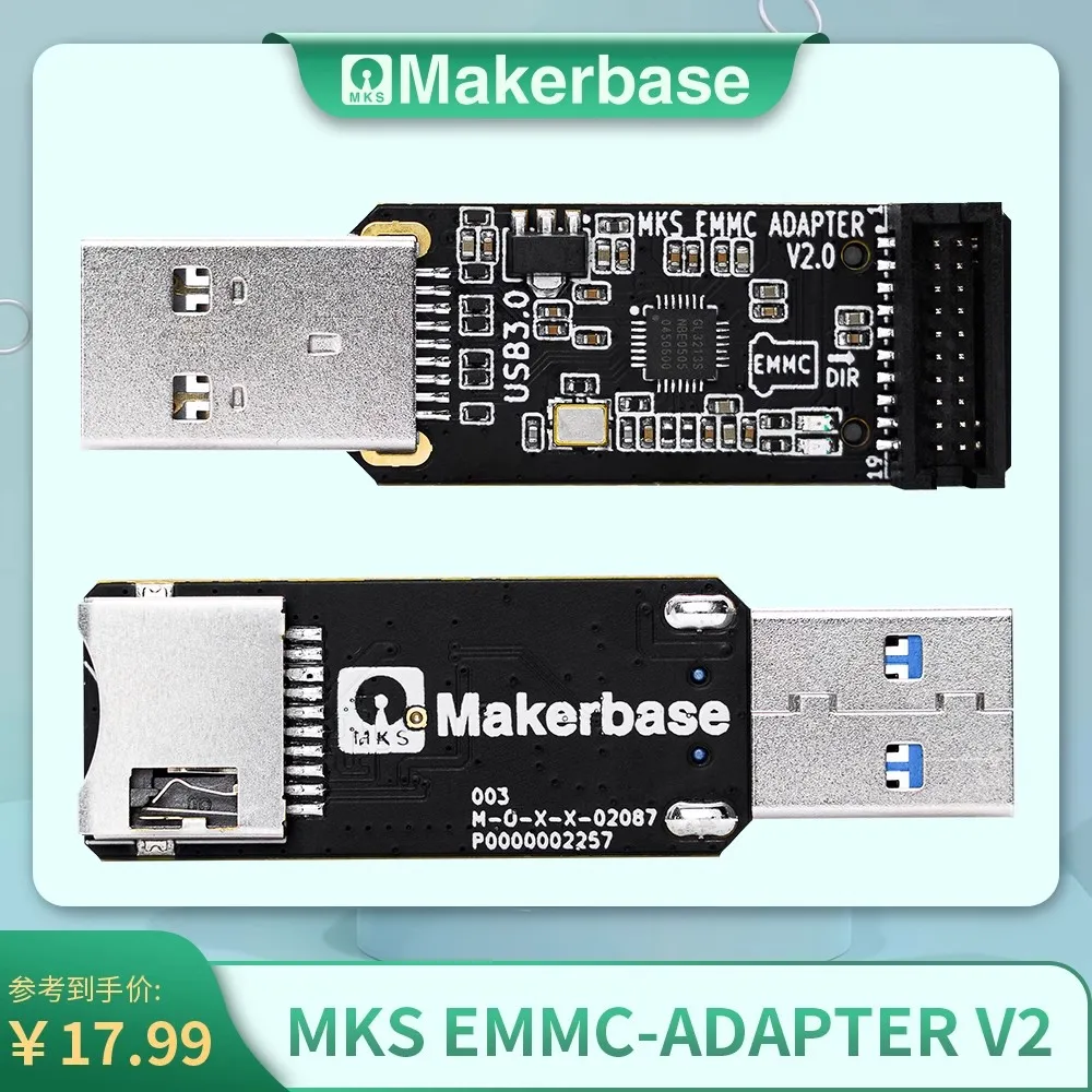 Makerbase MKS EMMC-ADAPTER V2 – Der entscheidende Adapter für Ihren 3D-Drucker mit EMMC-Modul