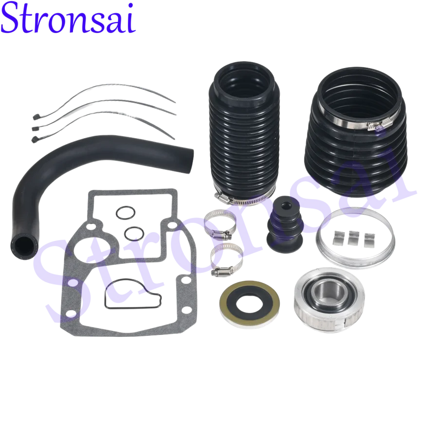 

911826 3854127 Transom Bellows Kit 3841481 3850426 For Volvo Penta SX OMC Cobra Drive Exhaust Bellows Gimbal Bearing Kit
