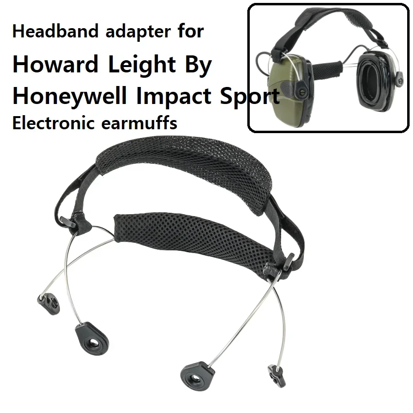 Electronic Shooting Earmuffs Headband for Howard Leight Impact Sport Anti-noise Shooting Headset Hunting Tactical Headphones