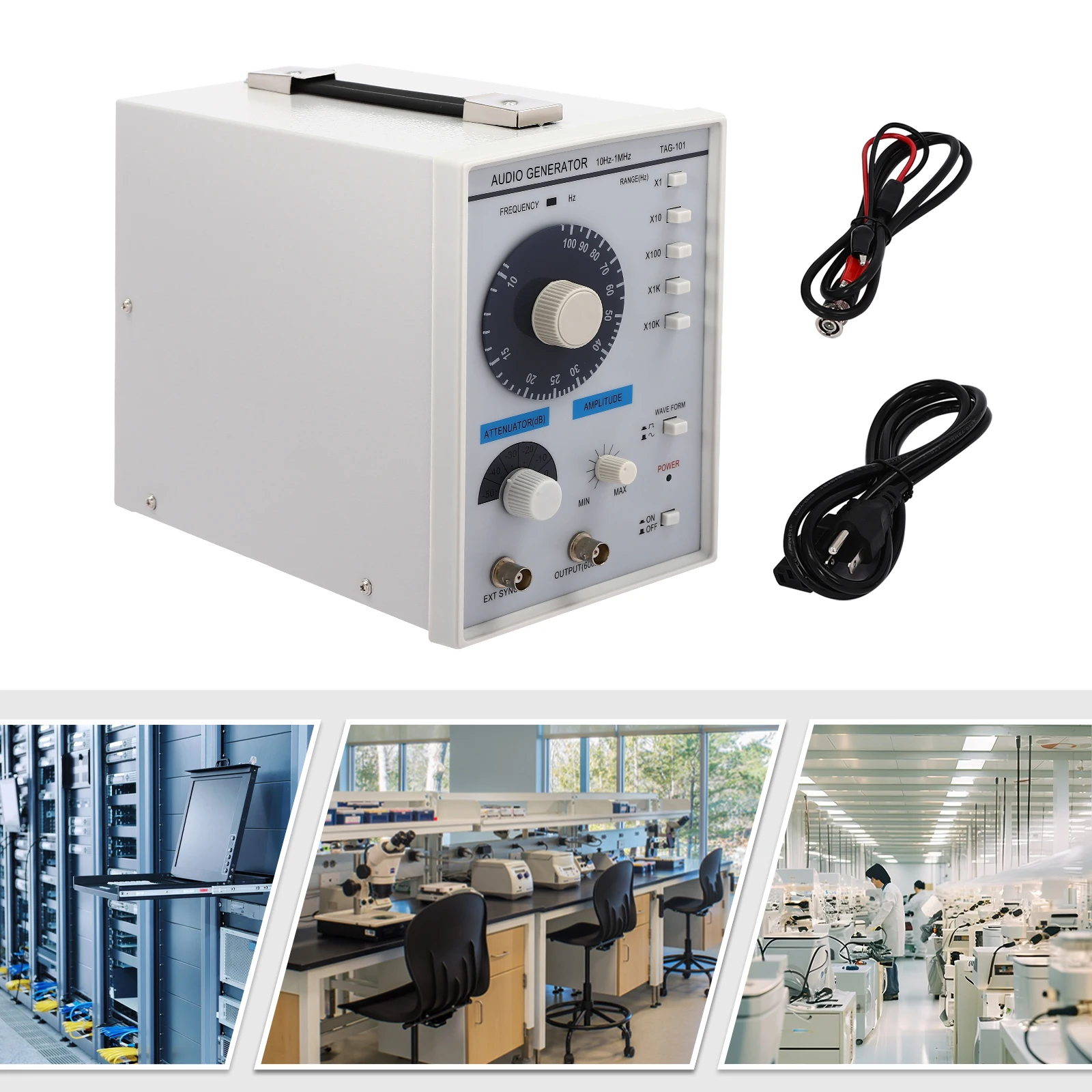 [Professional Signal Generator] Upgraded Low-Frequency Signal Generator - Metal For Electronic Testing - High Precision Durable