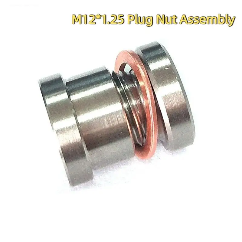 Sensor Nut Exhaust Stepped Bung M12X1.25 Stainless Steel Inner Hexagon Plug And Nut Kit O2 Oxygen