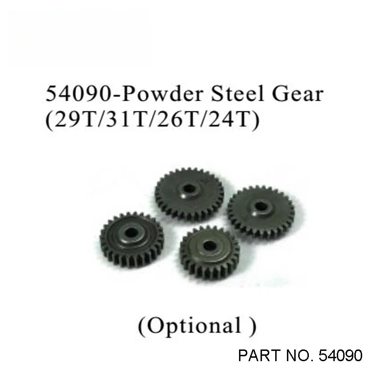 HSP ORIGINAL RC CAR SPARE PARTS POWDER STEEL GEAR 4X SET 24T 26T 29T 31T FOR HSP BLUE ROCKET ON ROAD CAR 94052 (part no. 54090)