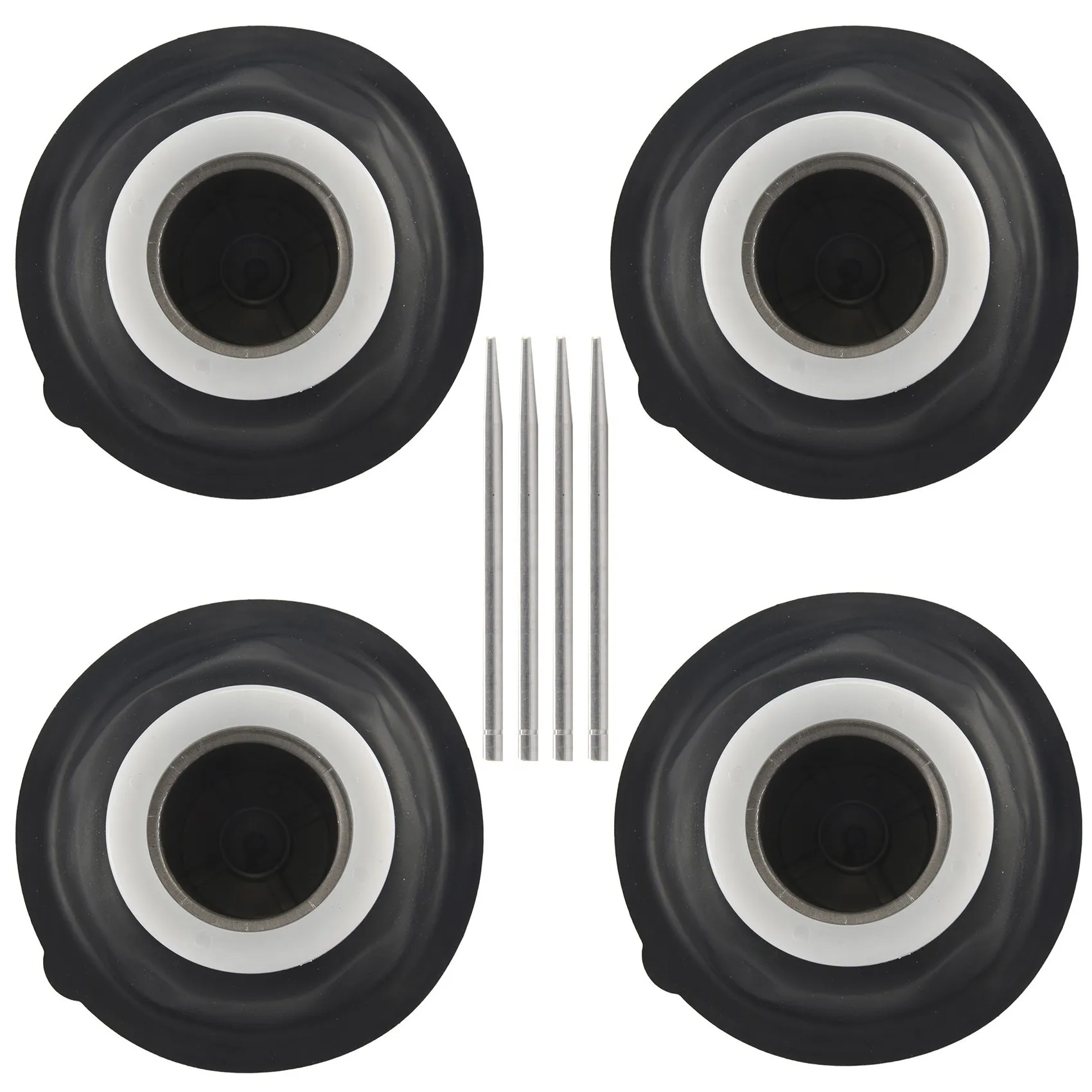 A19Q-4PCS para Vmax 1200 VMX1200 1985-2007 V-MAX 1200 Kit de reparación de carburador de motocicleta membrana de vacío de émbolo