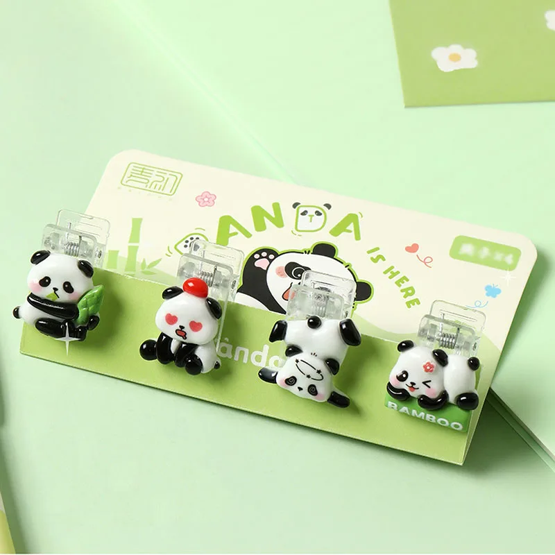 4 pçs mini pasta de pata de gato, marcador de pata de gato de desenho animado bonito, scrapbook, clipe de diário, clipe de papelaria, acessórios de escritório