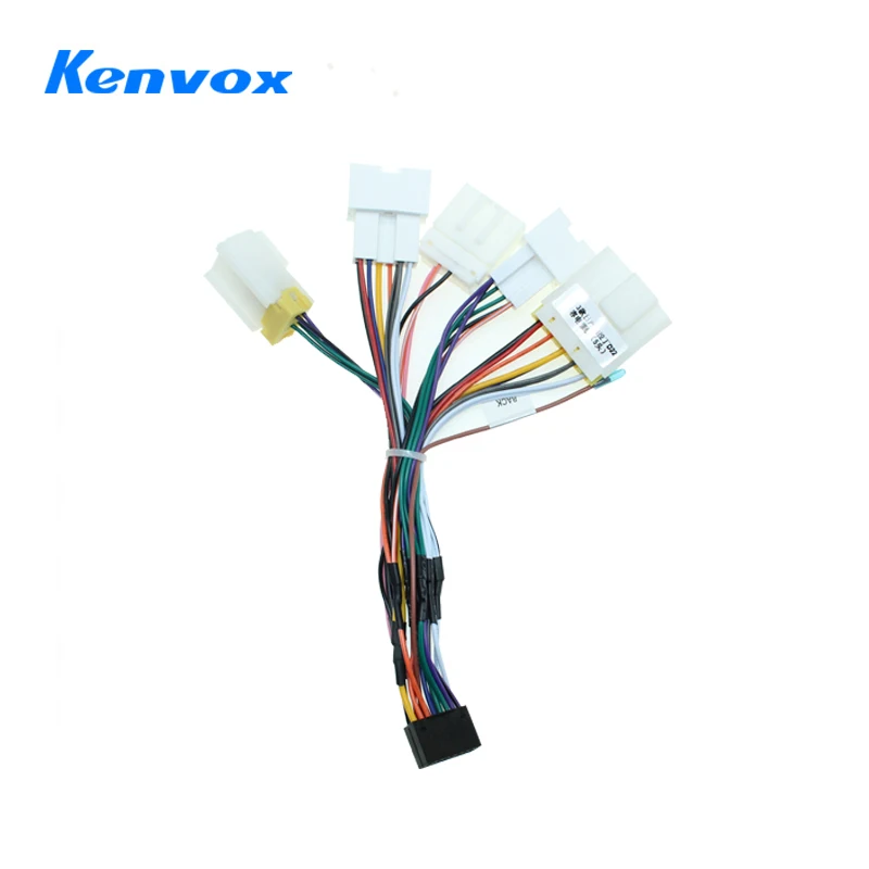 Android Car Radio Player 16pin Wire Harness Cable Plug Fitting Adapter Dash Kits For Nissan Paladin D22 2003 2013