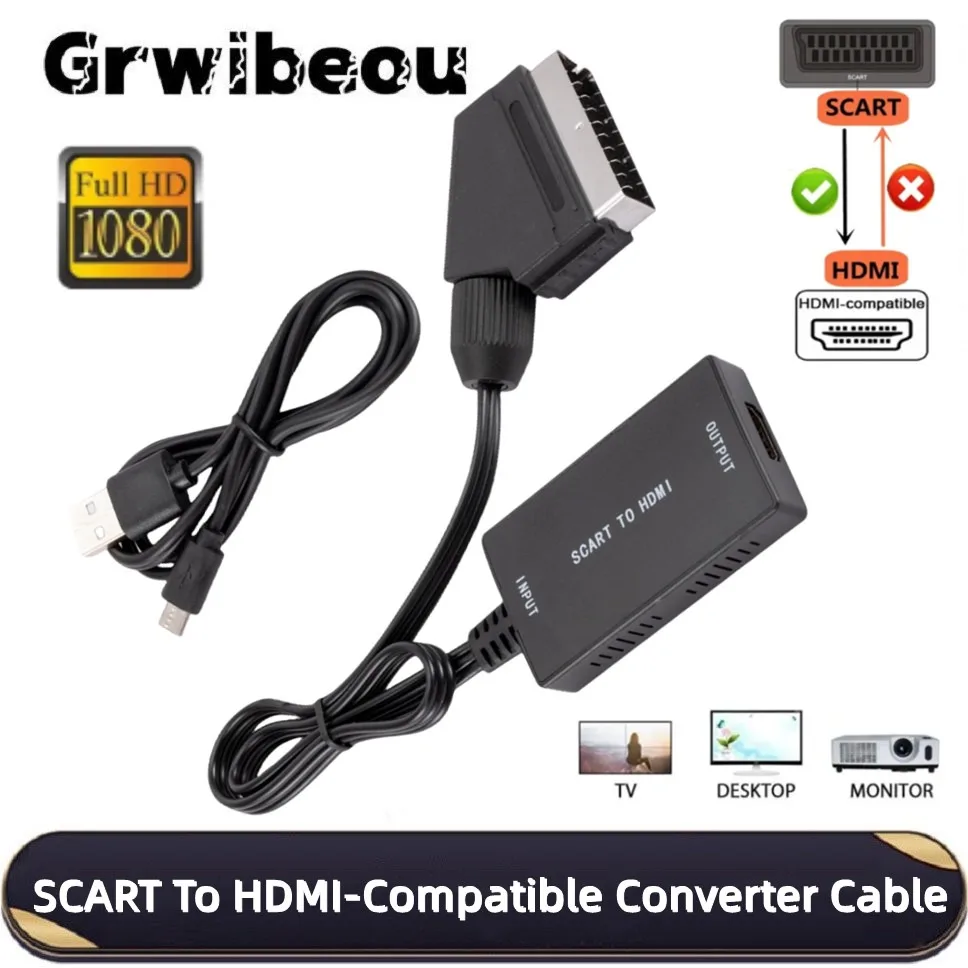 HD1080P Scart To Hd…