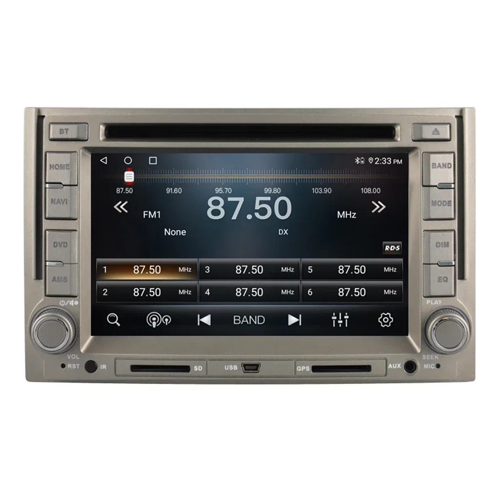 

5G WiFi Android 13 4G + 64G Автомобильный DVD GPS радиоплеер для Hyundai H-1 H1 Grand Starex i800 iMax 2008-2050 Автомагнитола Авто CarPlay