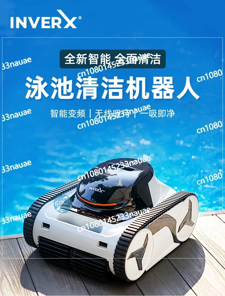 Intelligent Wireless Suction Machine Robot Swimming Pool Underwater Fully Automatic Cleaning Mobile Remote Control