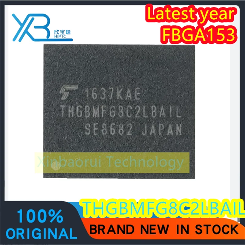 

(1/20pieces) THGBMFG8C2LBAIL 8C2L EMMC chip 5.0 32g FBGA-153 100% brand new good quality original electronics