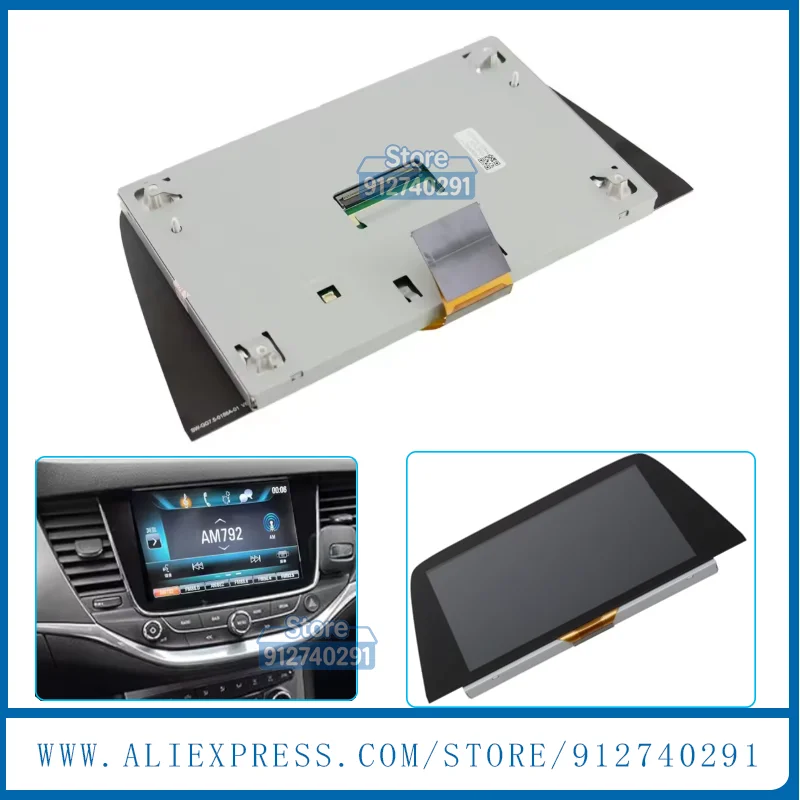 Original New 8 Inch LCD Display Touch Screen LQ080Y5DZ10 LQ080Y5DZ06 LQ080Y5DZ09 For OPEL-Vauxhall Astra-k Car GPS Naviagtion