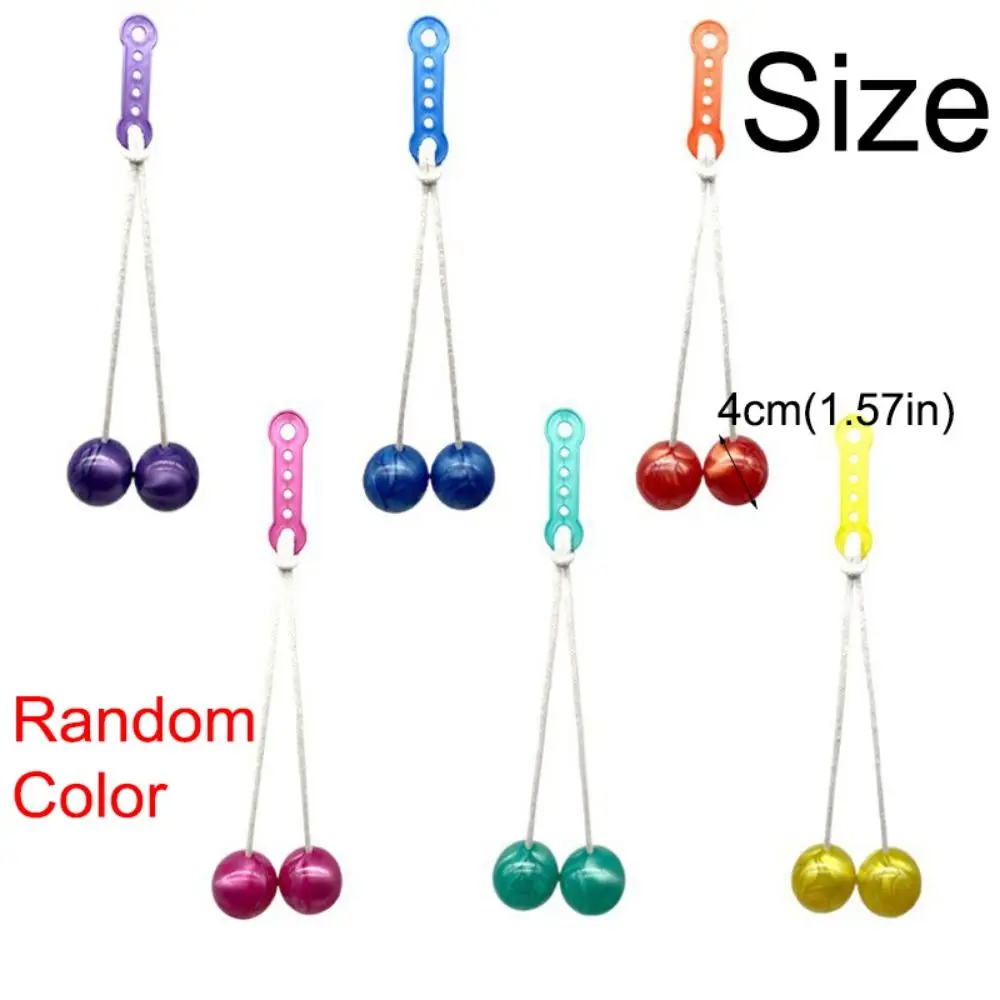 6Pcs Funny Collision Ball Novelty Random Color Click Clack Ball Without Light Pressure Reducing Balls Fidget Clack Balls