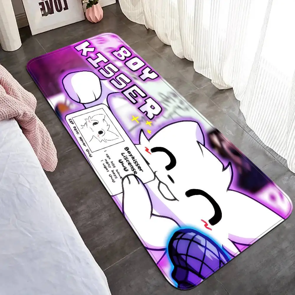 Popular Meme Horror ESCAPE FROM BOYKISSER Floor Mat INS Style Soft Bedroom Floor House Laundry Room Mat Anti-skid Household