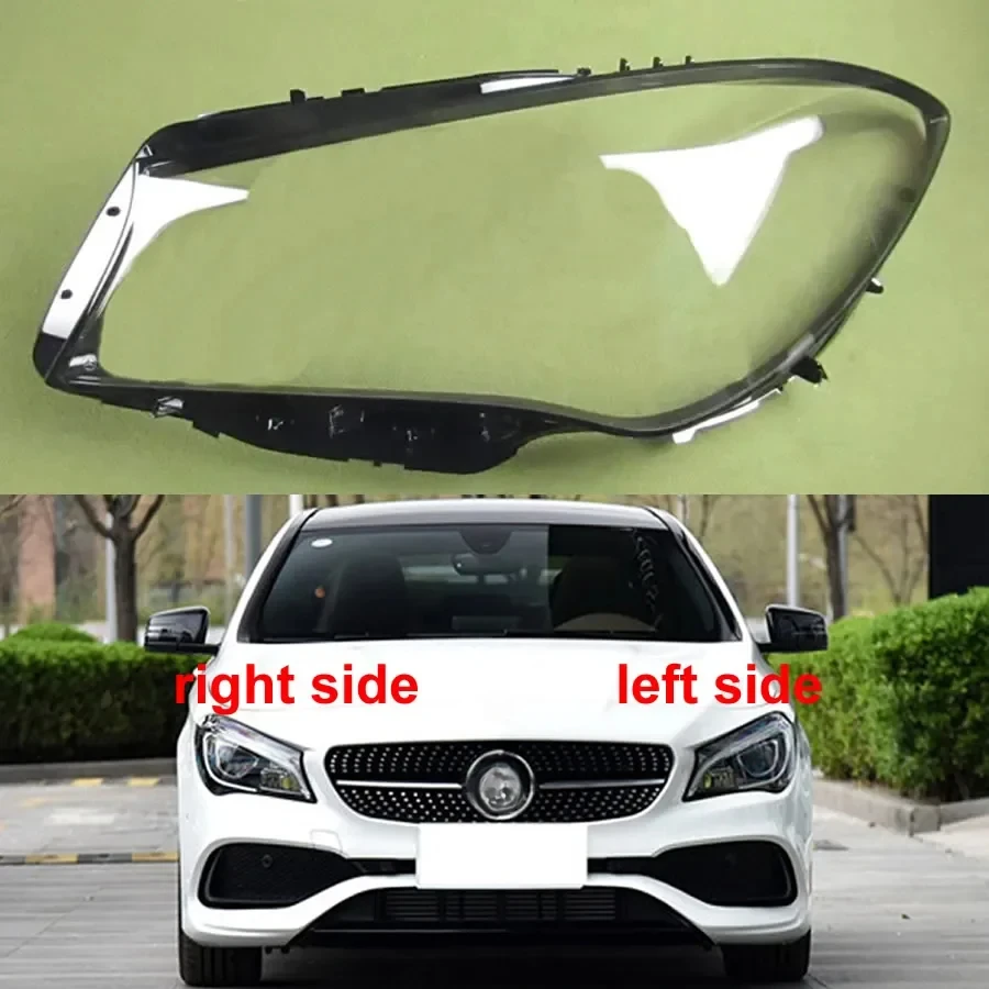 

Headlights Cover Transparent Lampshade Lamp Shade Headlamp Shell Lens Plexiglass For Benz W117 CLA 2016 2017 2018 2019