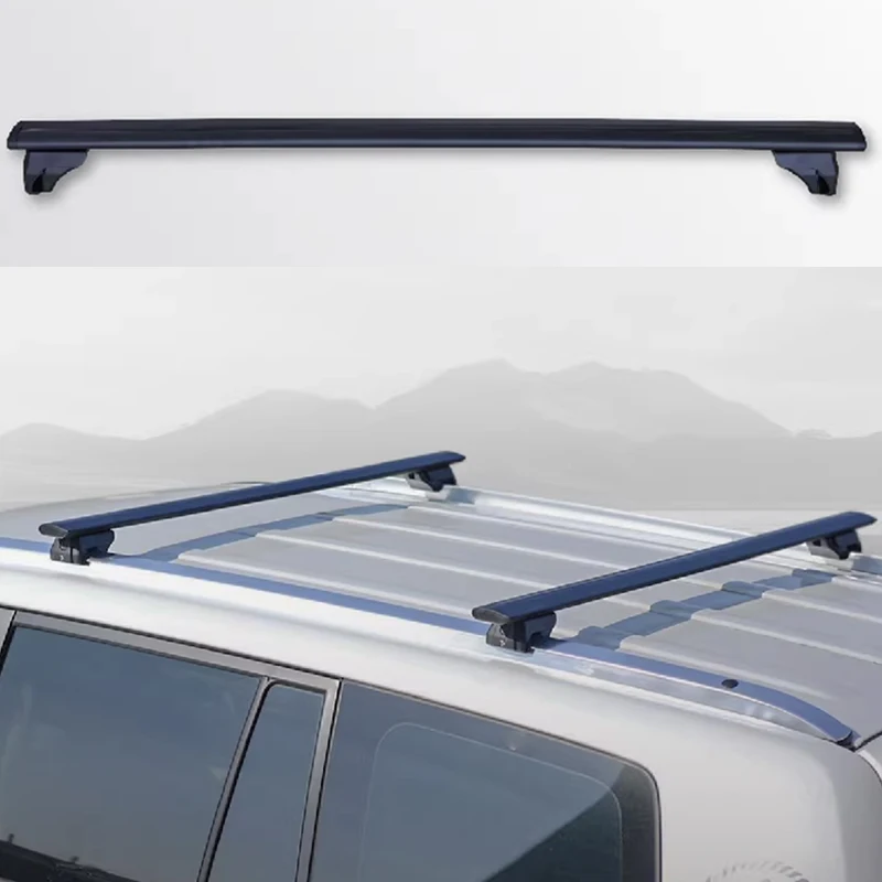 For SUVs off-road vehicles travel roof rac Car roof rack crossbars universal aluminum alloy silent load-bearing fixed rack