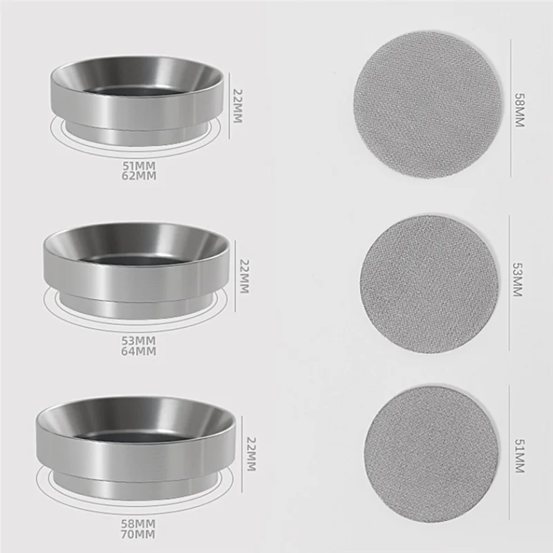 AF93-мешалка для кофе, распределитель, игла, мешалка для кофе, эспрессо, набор колец для порошка из нержавеющей стали, инструмент для кофе