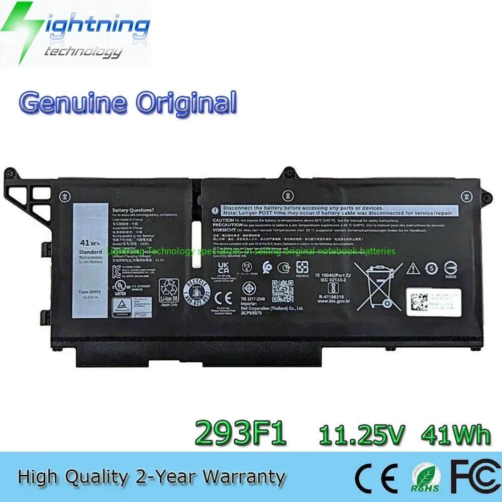 Genuine 293F1 11.25V 41Wh 3467mAh Notebook Battery for Dell Latitude 13 7330 5320 Rugged Extreme 404T8 01VX5 8WRCR