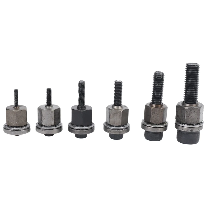 

6Pcs Hand Rivet Nut Head Nuts Simple Installation Manual Riveter Rivnut Tool Accessory For Nuts M3 M4 M5 M6 M8 M10