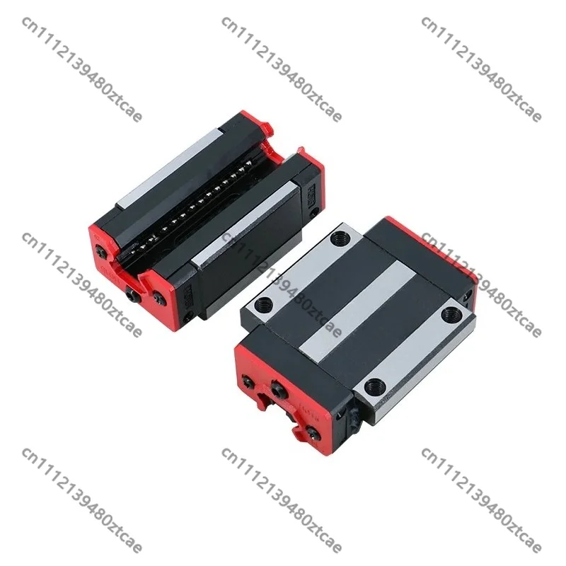 4Pcs Square & Flange Slide Carriage Block 25mm Linear Guide Rail Set CNC Milling Engraver Parts