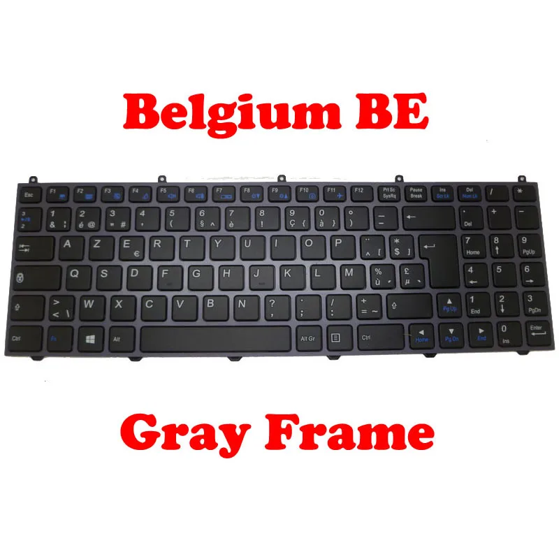 BE BR DM FR SW TR US Keyboard For CLEVO W650EH W650RB W650RC W650RC1 W650RN W650RZ W650RZ1 W650SB W650DD W650SC W650SF W650SH