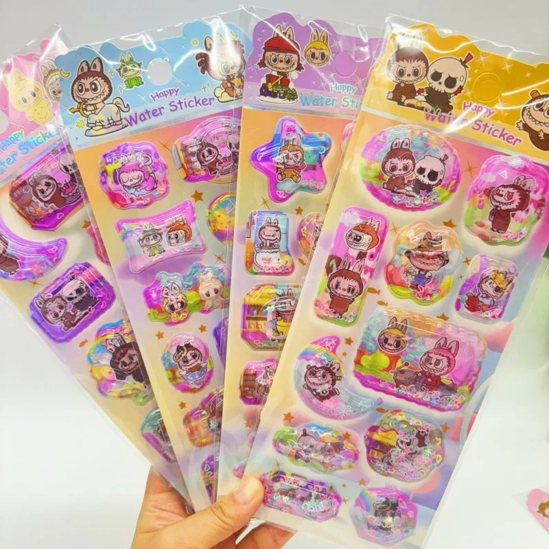 

Labubu Shake наклейка с водой, стерео чашка для воды, корпус мобильного телефона, компьютер, гитара, холодильник, скейтборд, детская наклейка, подарок