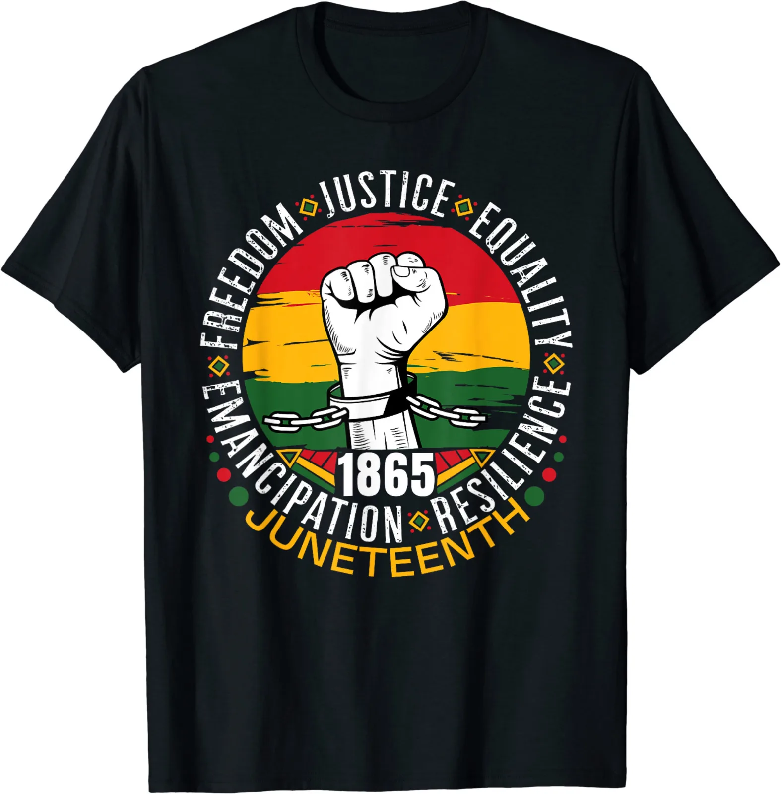 Juneteenth 1865 African American Black History Unisex T-Shirt