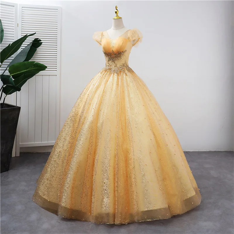 فستان أداء الامتحان الفني للطلاب فستان سهرة ملون أنثى صوت الموسيقى الجمال المضيف بنغ بنغ فستان سهرة البيانو المضيف استوديو