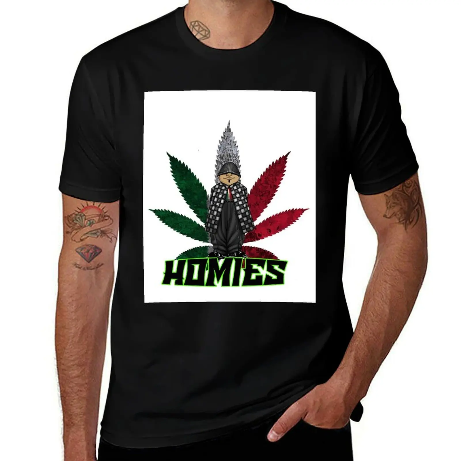 

Homies Lil Homies T-Shirt t shirt man luxury t shirts for man graphic tees anime tshirt T-shirt