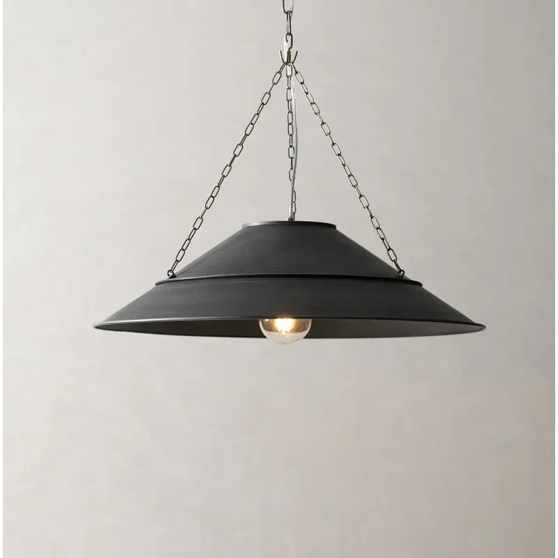 Modern American Single Bar Chandelier French Country Style Pendant Light for Restaurant Bedroom Bedside Decor Creative Lamp