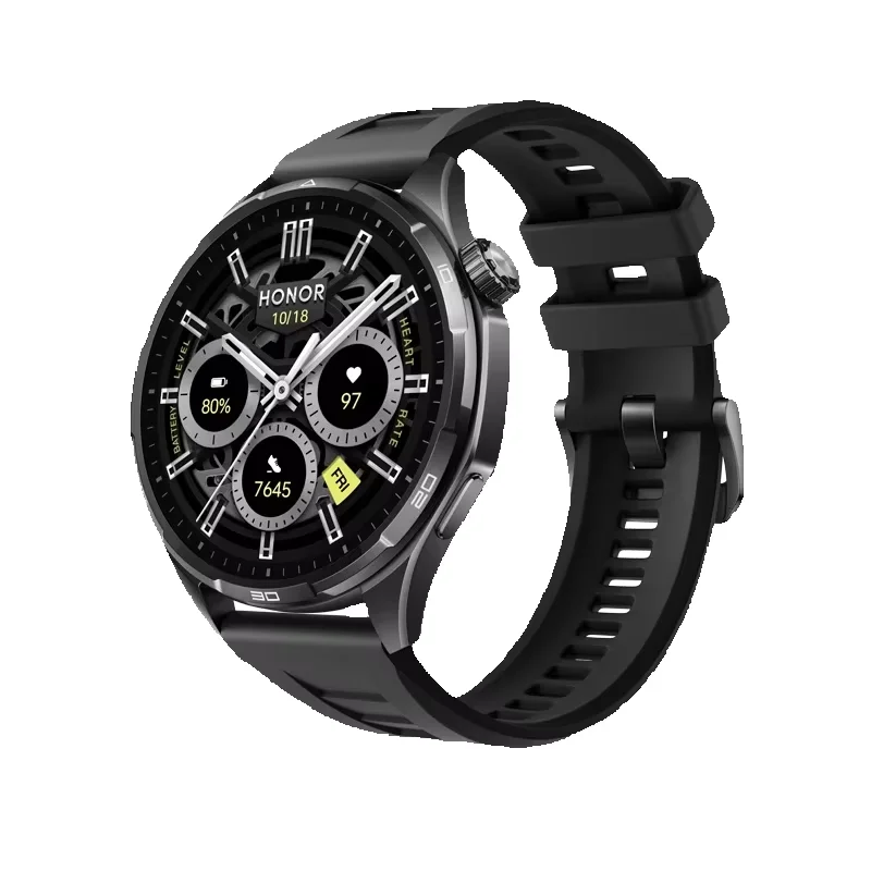Honor Watch 6 Smartwatch met GPS, 46 mm, 1,46 inch LTPS-scherm, 3000 nits.