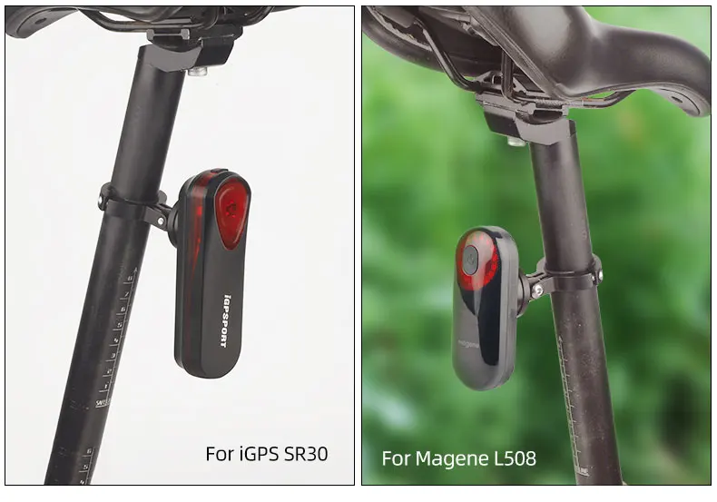 Fahrrad Sattelstütze Rücklicht Halterung für Garmin Varia Radar Rück RTL510 515 500 Magene L508 Bryton R300L Lampe Stehen – Detail 7