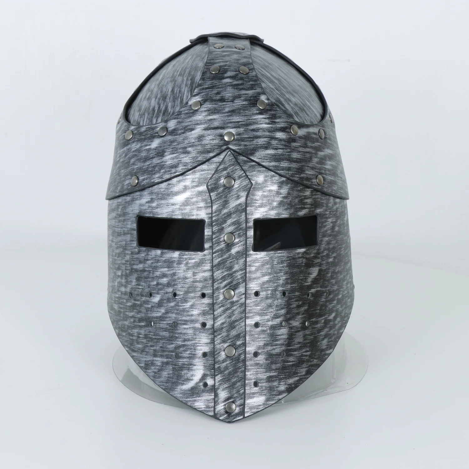 Medieval Spangenhelm/Segmented Viking Knight Helmet | Halloween Clothing & Costume Dress Head Wearable | Combat & War Helmets |