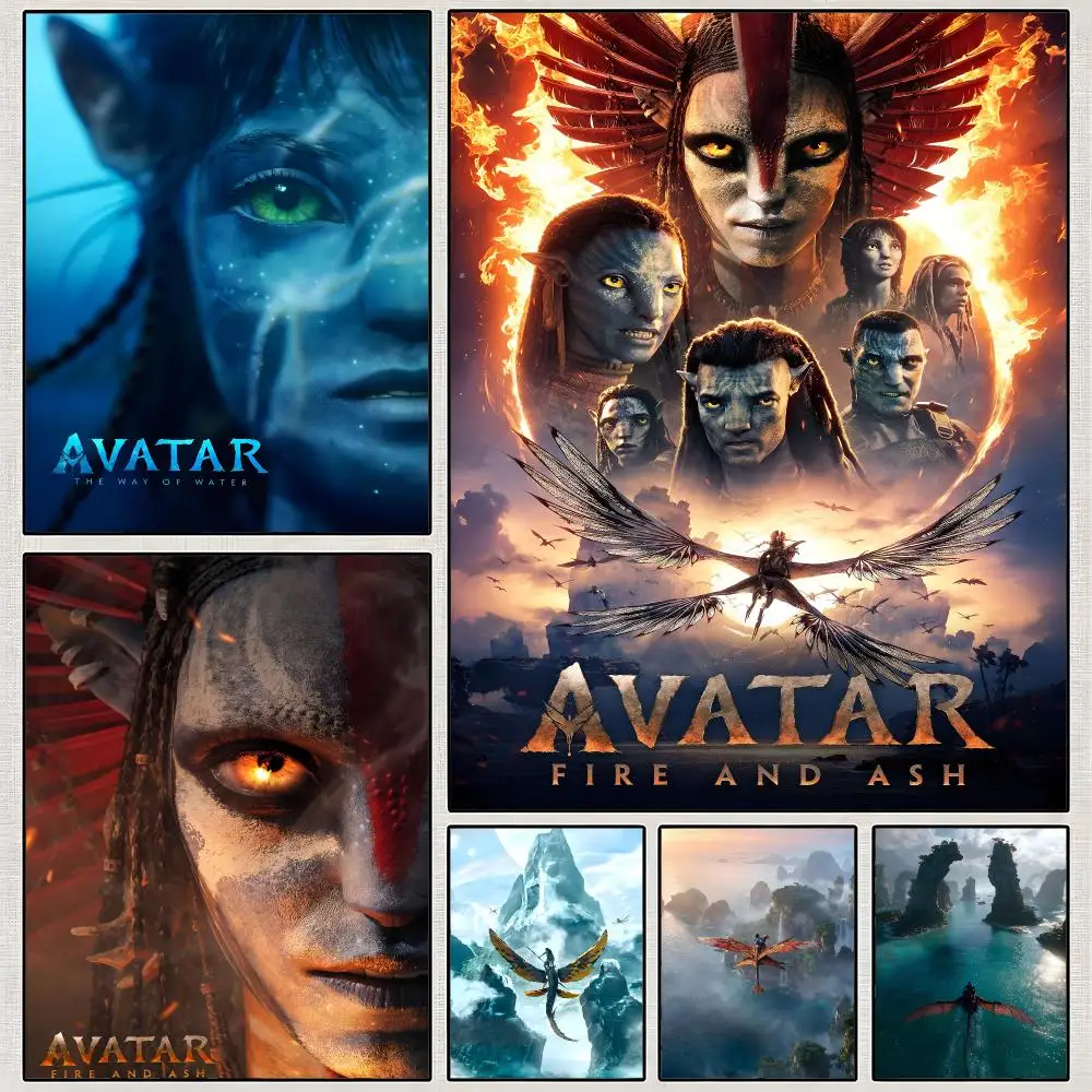 Movie Avatar Pandora Navi Poster PP Wall Art Print Removable Water-Resistant Home Decor For Bedroom Apartment Gift