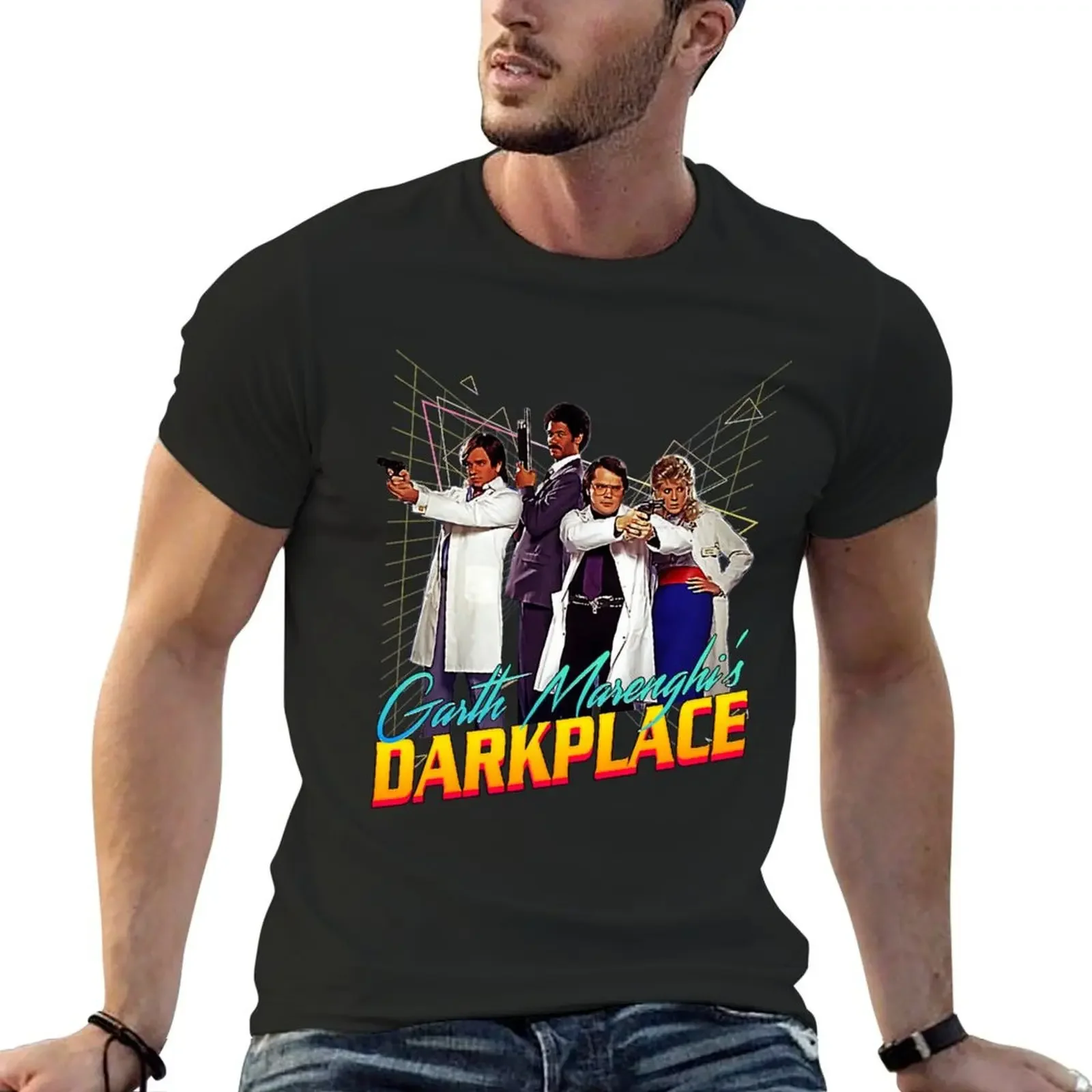 

Футболка Darkplace 80s Version Essential, таможенные мужские футболки по индивидуальному заказу