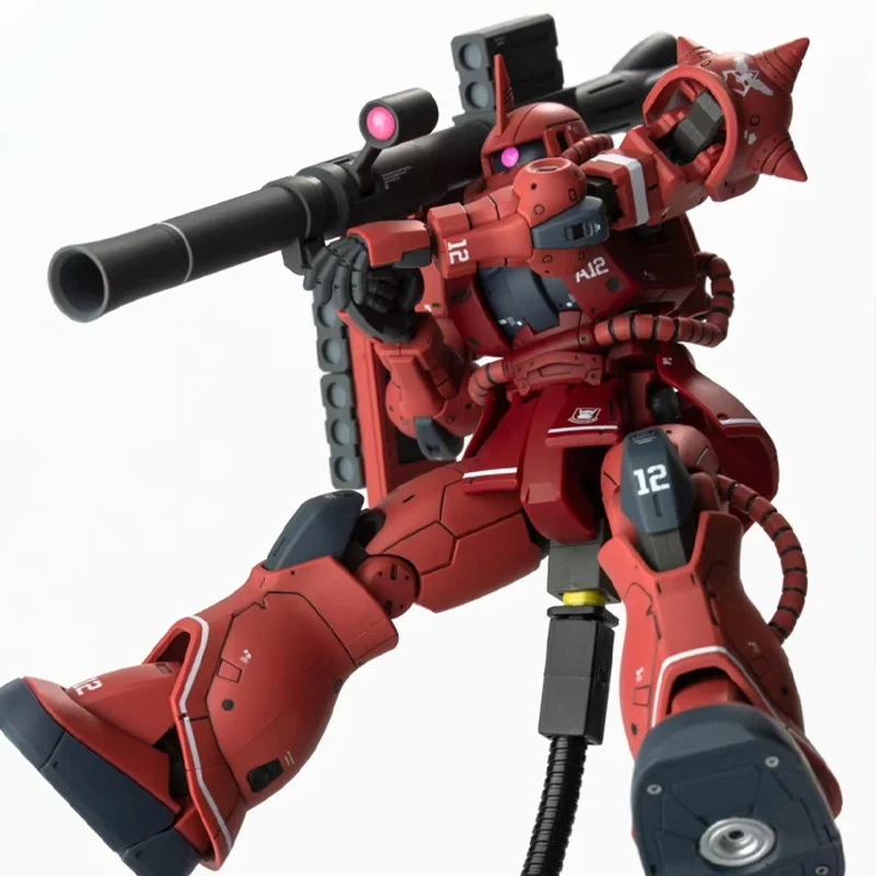 GTO Char's Zaku HG 1/144 الميكانيكية التجمع أطقم منمذجة عمل أرقام سطح المكتب الديكور دمية الأولاد لغز اللعب هدية تحصيل
