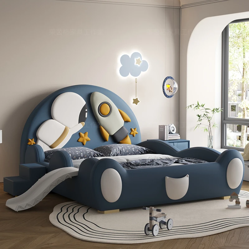 

Luxury Unique Childrens Bed Frame Modern Comferter Loft Bed Headboards Kids Cama De Casal Bedroom Furniture