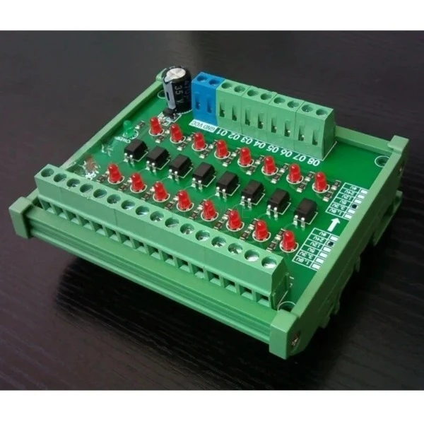 8 Channels Optocoupler Isolation Board for  Differential Signal Voltage Level Conversion