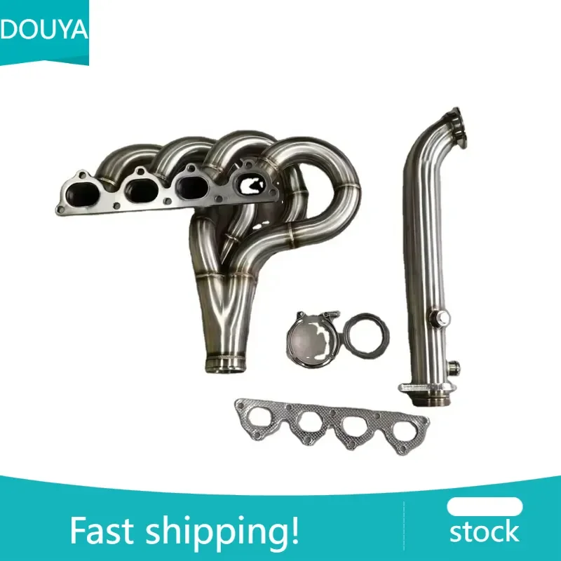 2026 Exhaust Manifold Header for B-Series Ram Horn 4-1 Header B16 B18 B20 H Onda/A Cura