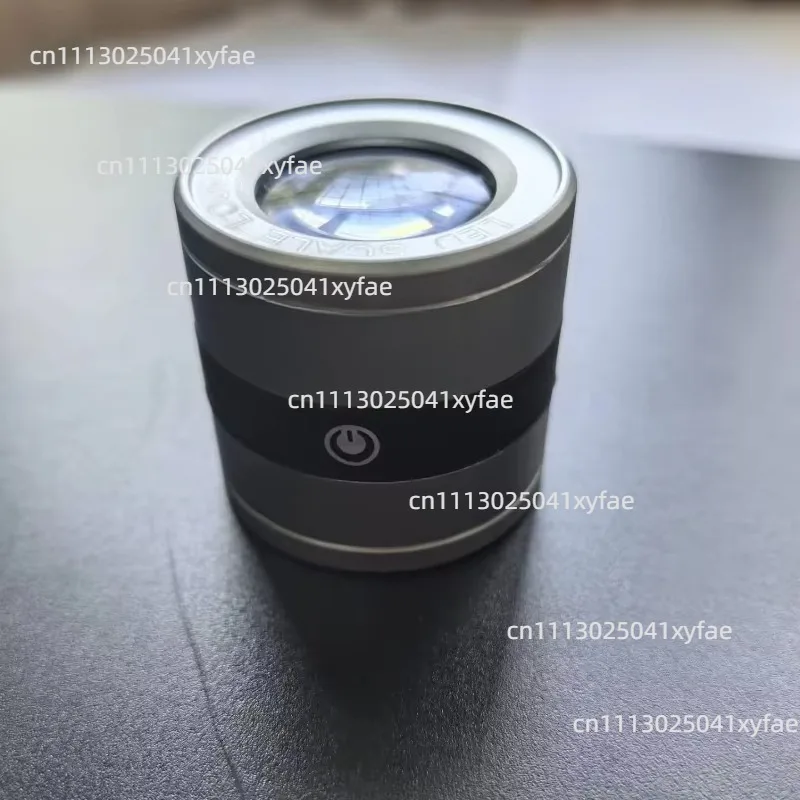 HD 10x Magnifying Glass with LED Lights, Measurement Loupe for Fabric Density Inspection Warp and Weft Direction
