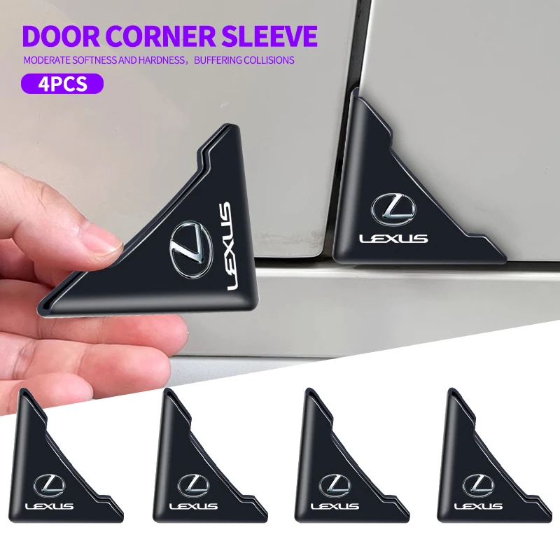 

2 шт. защитные накладки на углы дверей автомобиля, защита от царапин для Lexus FSPORT LBX NX RX 350h 450h ES UX 300e GS GX IS LS LX CT