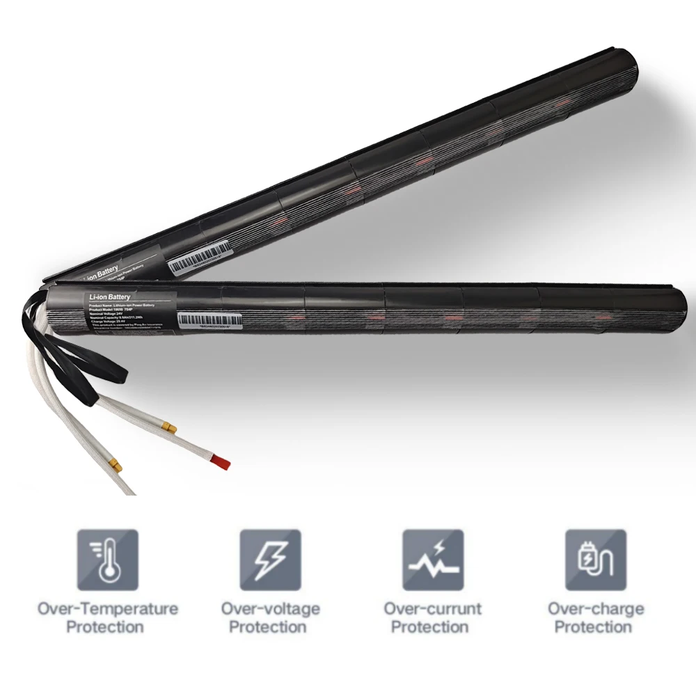 

with BMS for Carbon Fiber Scooter Batteries 36V Lithium ion Battery Pack 4400mAH/6600mAH/7800mAH