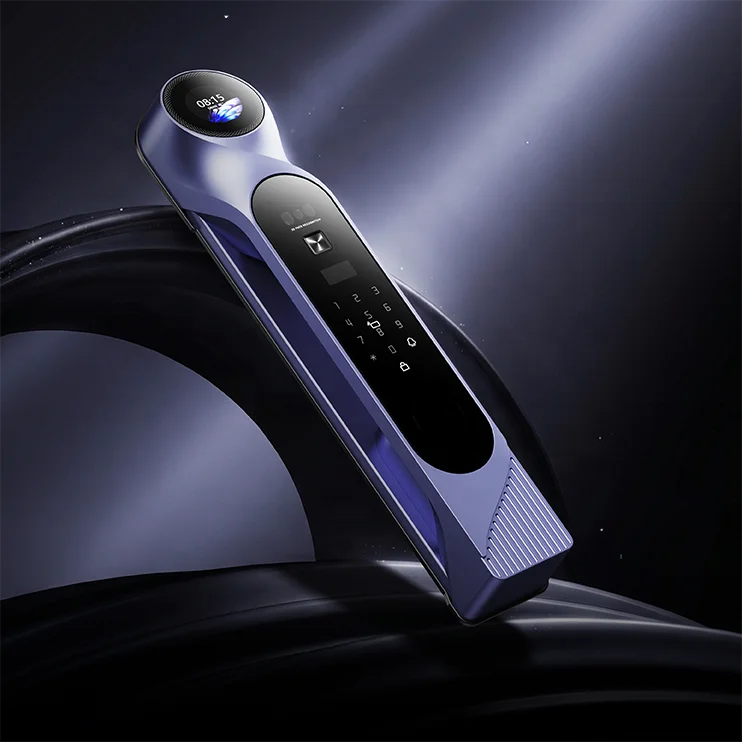 Ai Voice 3D Face Palm Vein Smart Door Lock Fingerprint Password Tuya App Dual Screen Video Intercom Camera Home Lock