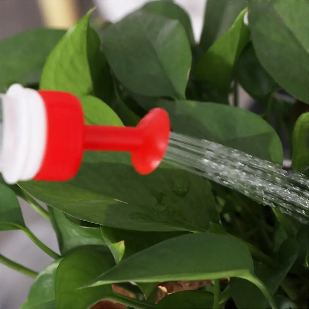 Easy to install Plastic Watering Nozzl Bottle Cap Design Lightweight Watering Can Head Small Flower Watering Nozzle Garden