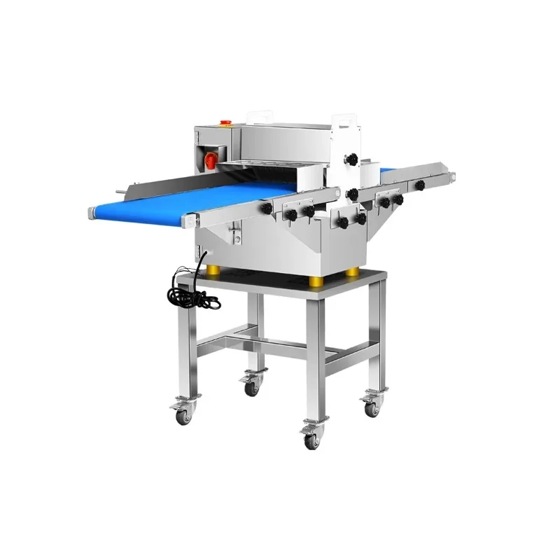 FOODLINE Frozen Meat Cutter Stable Frozen Meat Slicing Machine For Meat Processing Plant Mass Production Requirement