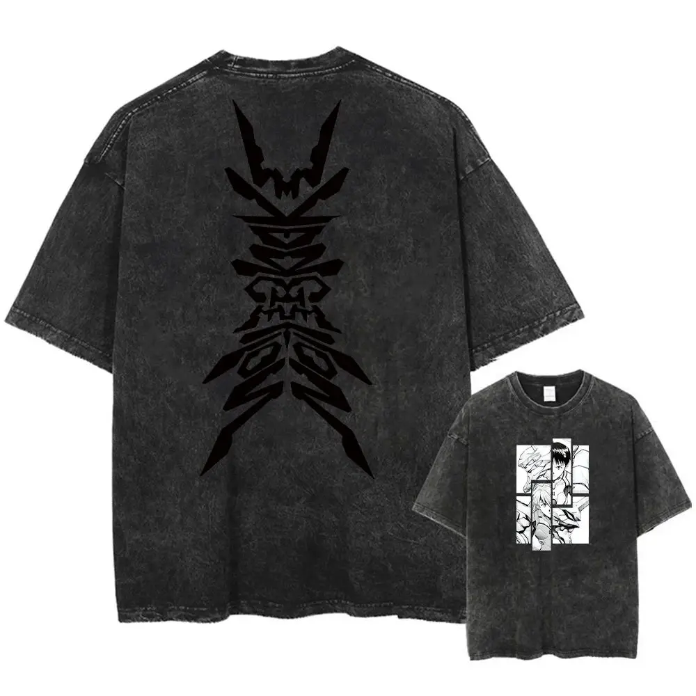 خمر حمض غسلها قصيرة الأكمام جولة الرقبة Y2k التي شيرت الرجال الملابس وصول جديد في أعلى و تيز قميص رجالي Camisetas 61354