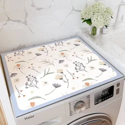 Waterproof Washing Machine Top Cover Fridge Dust Proof Waterproof Decorative Refrigerator for Washers Stove Microwave Oven Cover