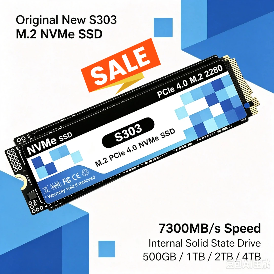 M.2 Nvme 4Tb Pcie 4.0 Ssd - SSD 2026 S303 500GB 1TB 2TB
