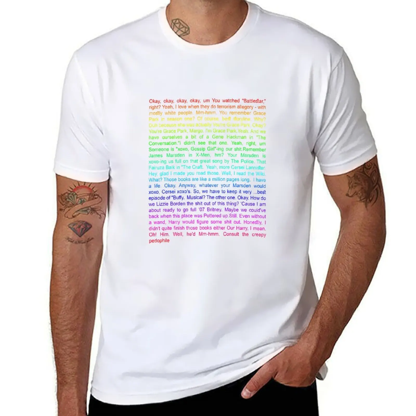 

in and Talking Eliot Margo Nerd Code T-Shirt Classic Crew Neck Cotton T-Shirt